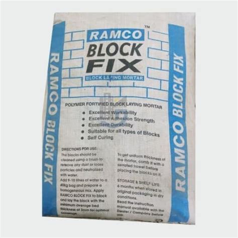 AAC Block Block Jointing Mortar in Kerala, Ramco Block Jointing Mortar ...