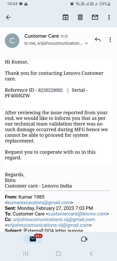 Lenovo Complaints & Reviews