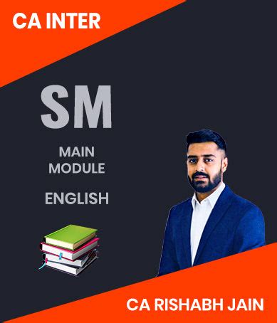 CA Inter (SM) Main Module (Master Book) By CA Rishabh Jain
