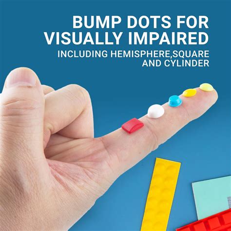 Alpinleux 194 Pcs Bump Dots, Multi Shapes Low Vision Aids India | Ubuy