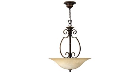 Hinkley Lighting 4564AT 3 Light Indoor Bowl Shaped Pendant from the ...