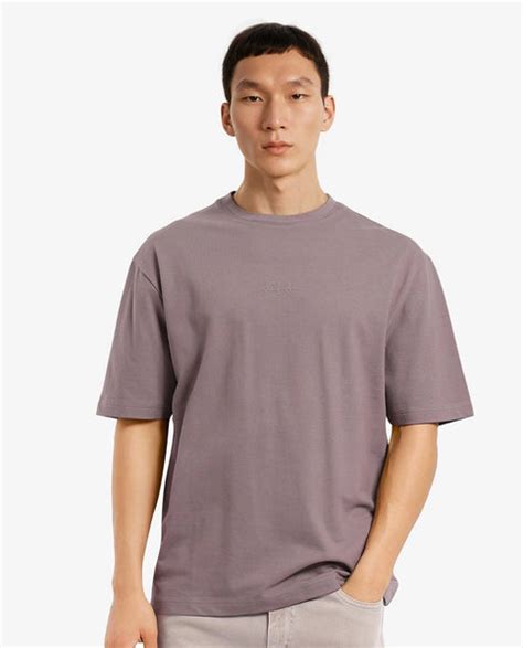 Rare Rabbit Men's Heros-1 Dusky Brown Cotton Lycra Fabric Blend Drop S
