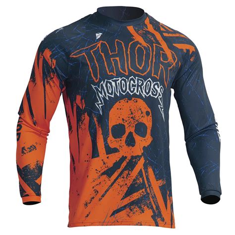 Thor Kids MX Jersey Sector Gnar - Midnight/Orange | Maciag Offroad
