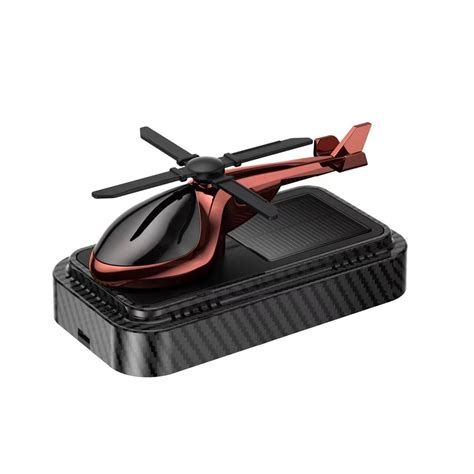 Solar Rotating Helicopter Air Freshener For Car | Unique Dashboard Air ...