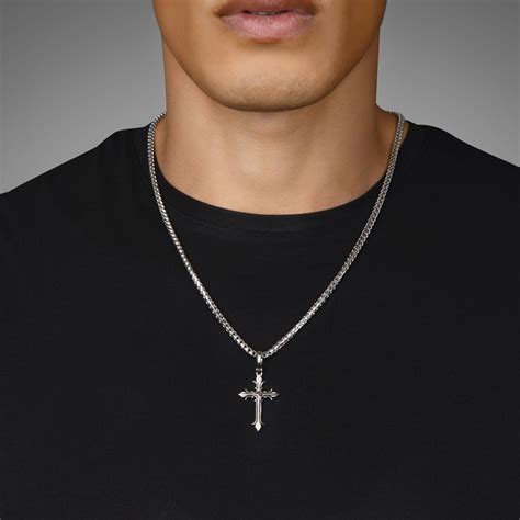 Faith Silver Cross Pendant for Men | Proclamation Jewelry