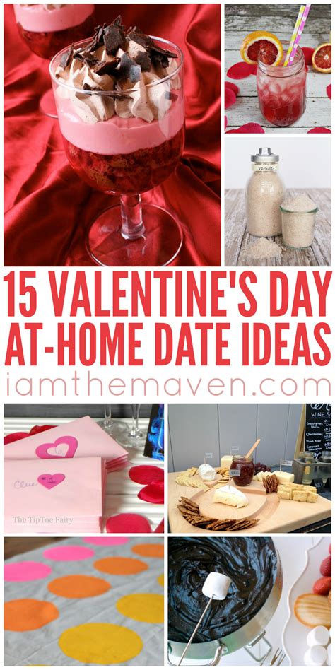 15 At Home Valentine Date Ideas - I am the Maven | Valentines date ...