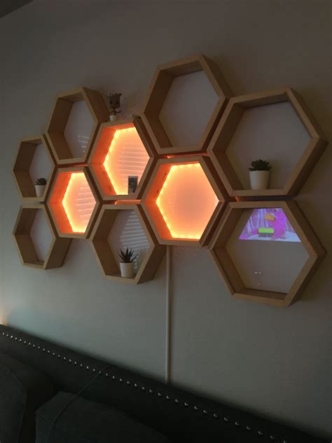 Modern Hexagonal Wall Lights