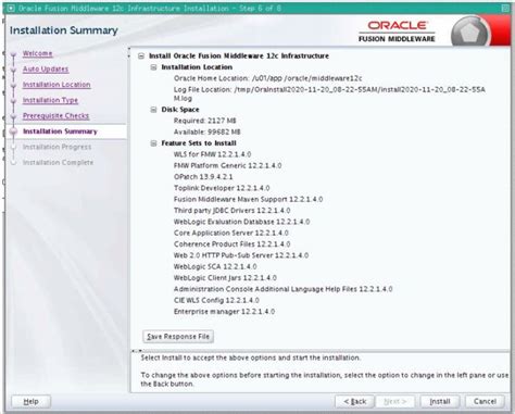 WebLogic Installation 12.2.1.4.0 的图像结果