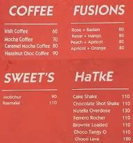 Menu of Frullato, Bajaj Nagar, Nagpur | May, 2025