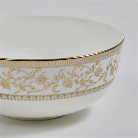 Buy Midas Bone China Printed Cereal Bowl - 600ml from Home Centre at ...