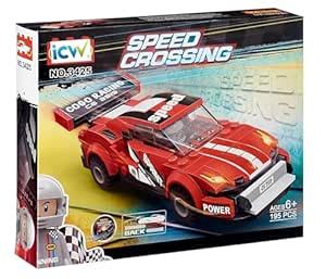 ICW High Tech Sport Racing Car Building Blocks Bricks DIY Contsruction ...