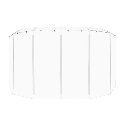 Buy Drum Shield 4ft w/Deflectors & Living Hinges, Comes w/ 6 Drum ...