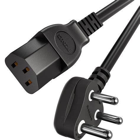 Buy FEDUS 16A 250v Heavy Duty Copper Power Cord, 1.8 Meter 16 Amp ...