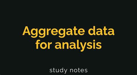 Aggregate Data 的图像结果
