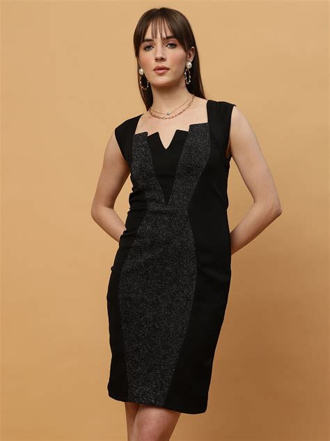 Buy Beatnik A-line Dresses Crepe Woven dresses Online for Women ...