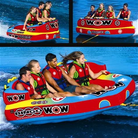 Buy WOW World of Watersports 14-1080 Bingo 4 Inflatable, Secure Cockpit ...