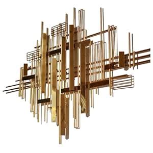 Kayra Decor Metal Wall Art Sculpture Wall Hanging Abstract Showpiece ...