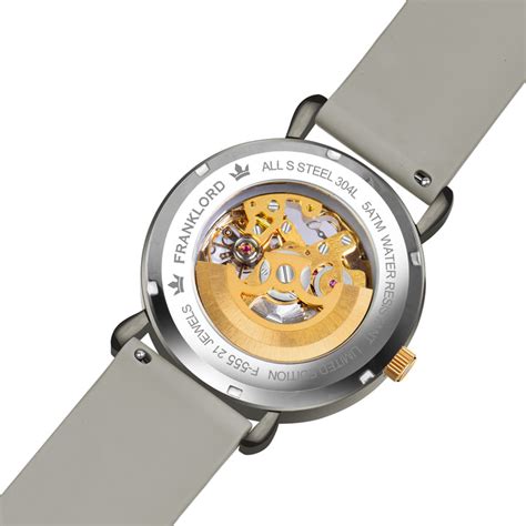 Franklord Mechanis Titanium Drift – Sporty Skeleton Automatic Watch