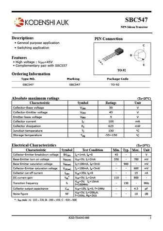 Image result for BC547B Transistor