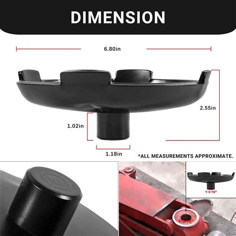 Floor Jack Saddle Lift Plate Replacement for Low Profile Floor Jack 5 ...