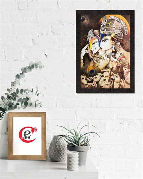 Buy Beautiful Radha Krishna Wall Paintings Online | Wall Art Decor ...