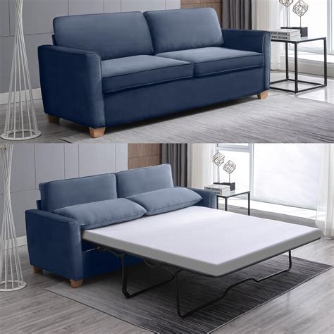 Amazon.com: PUREMIND Sleeper Sofa Couch with Pullout Bed, Full Size ...