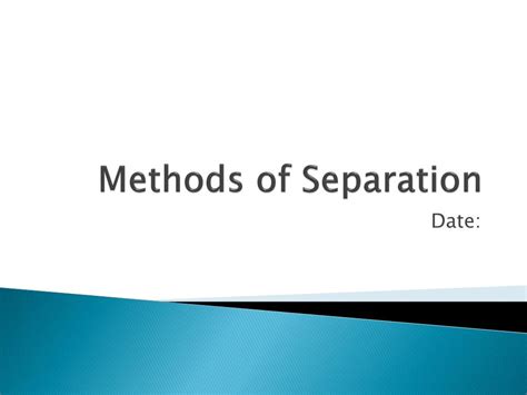 Image result for Separation Methods PowerPoint