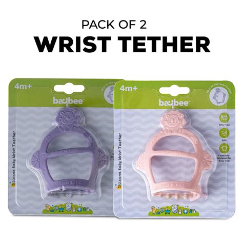 Silicone Baby Wrist Teether, BPA Free 100% Food Grade Silicone Teether ...
