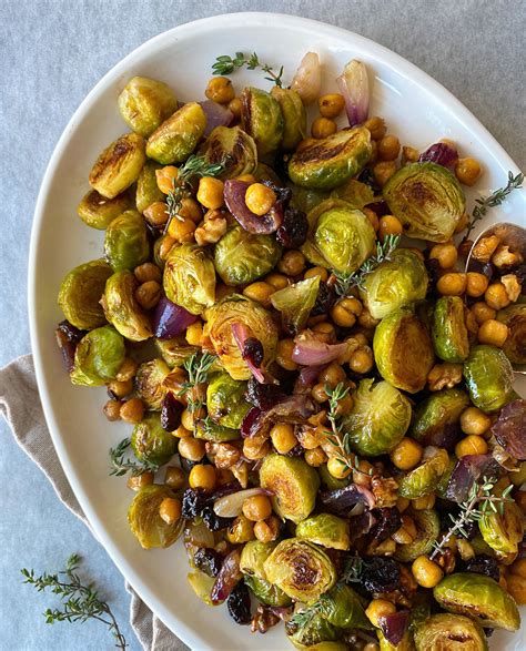 Roasted Brussels Sprouts Salad - Monday Dreams