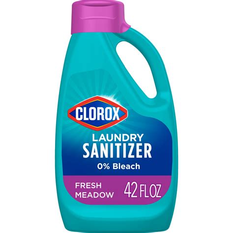 Clorox Laundry Sanitizer, Bleach-Free, Color Safe, Fresh Meadow, 42 Fl ...