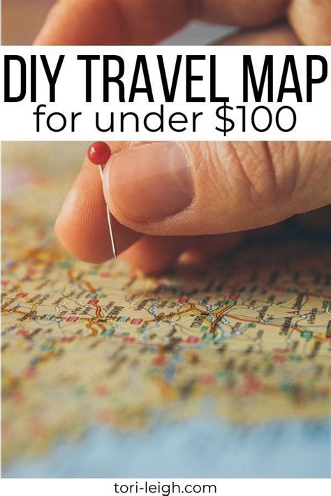 DIY Push Pin Map 的图像结果