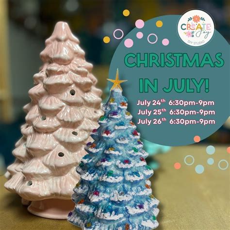 Christmas in July! Ceramic Christmas Trees, 29 E Coshocton St ...