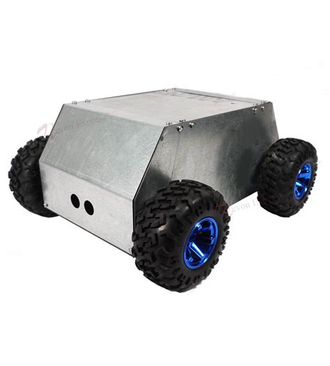 Buy DIY All Terrain Military Robot Metal Chassis With LED Headlight ...