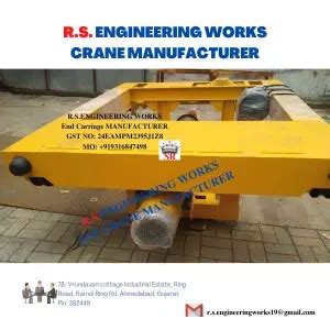 Double Girder Crane Crab Manufacturers In Howrah - R.S Engineering Works