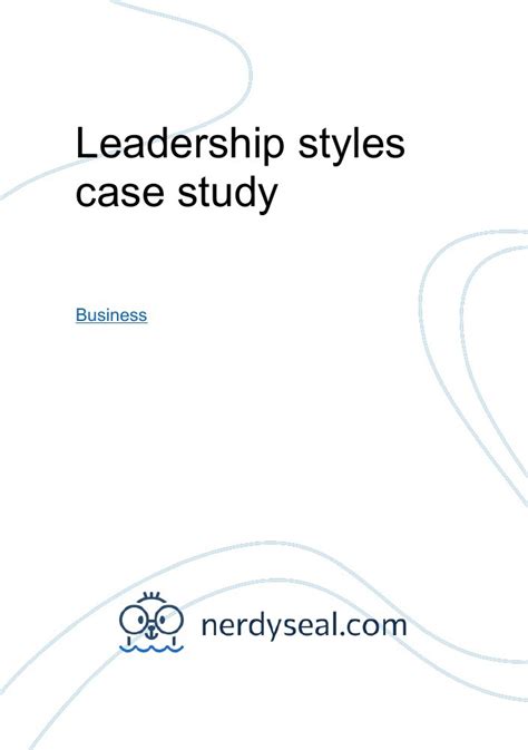 Image result for Leadership Case Study Examples