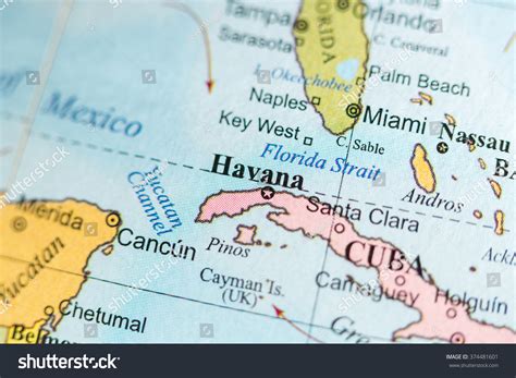Havana World Map Havana Cuba Map Capital City Country Location Pin