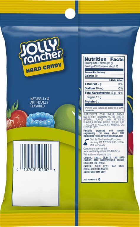Jolly Rancher Nutrition Facts | Besto Blog