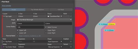 Altium PCB Library Create Custom Pad 的图像结果