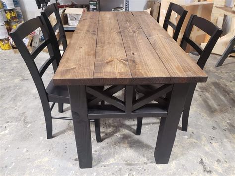 Rustic Dining Table Set