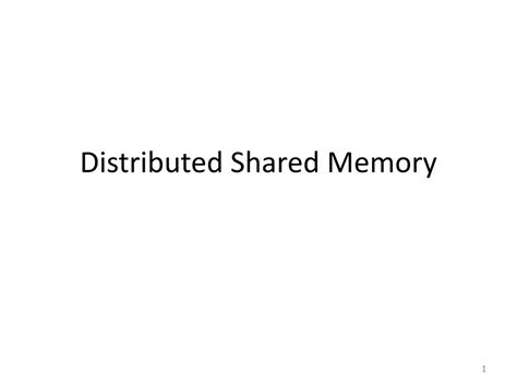 Image result for Distributed Shared Memory