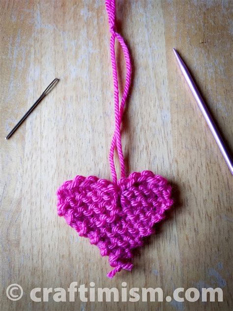 Image result for Simple Knitted Heart Pattern
