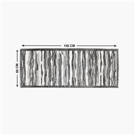 Buy SPACES Allure White Textured Polypropylene Runner - 60x150cm from ...