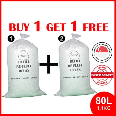 [LOWEST PRICE] [BUY 1 GET 1] Bean Bag Refill | Bean Filling | Quality ...