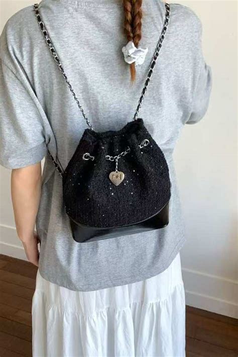Temu Black Sling Bag Simple Daily Essential – Miniwesst