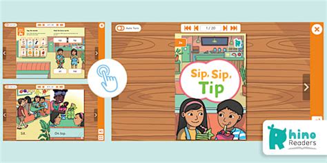 Level 2a Decodable Readers: Sip, Sip, Tip (teacher made)