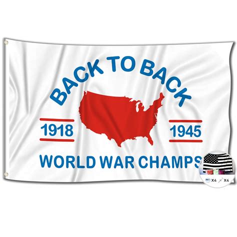 Probsin World War Champs Flag 3x5 Feet Back To Back | Desertcart INDIA