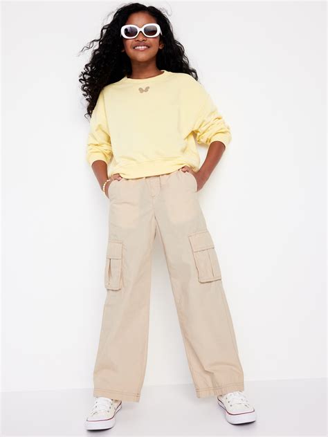 Khaki Cargo Pants For Girls