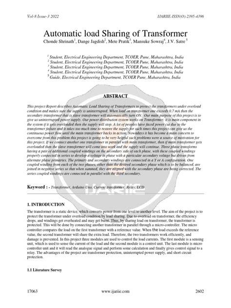 Image result for Prototype of Parallel Load Sharing Transformers