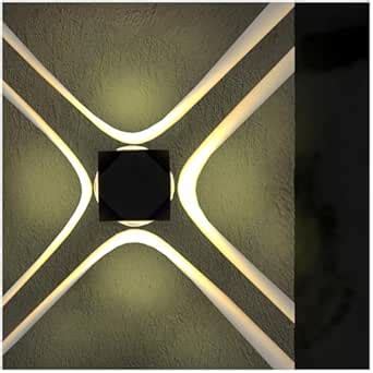 SCORIO 4 Way LED Outdoor Wall Light for Pillars and Fences | Waterproof ...