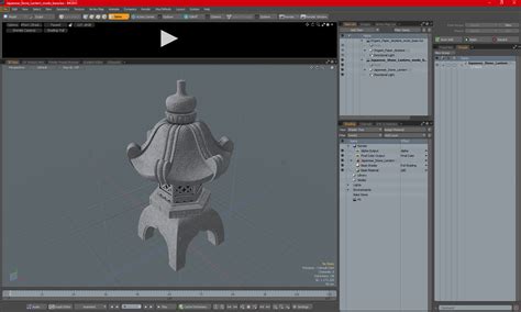 3D model Japanese Stone Lantern for 3D Print | 3D Molier International